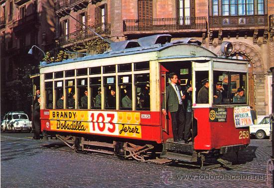 Postales: Tranv&iacute;a de Barcelona - Foto 1
