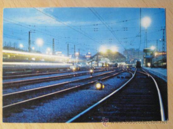 Postales: POSTAL RENFE. SERIE E-2. Señalización ferroviaria. Estación de Atocha. Madrid. Año 1973. - Foto 1 - 33671857