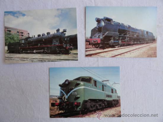 Postales: LOTE DE 3 POSTALES RENFE. - Foto 1