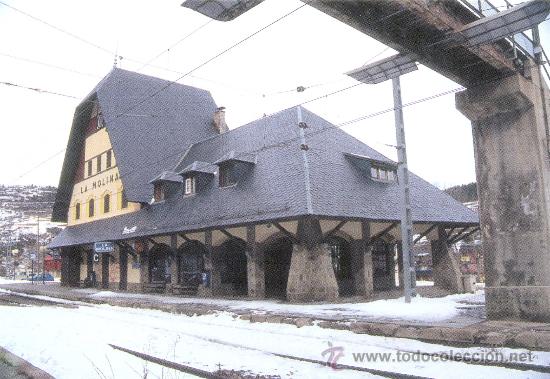 Postales: Postal TRENES - ESTACI&Oacute;N DE LA MOLINA - Foto 1