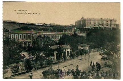 Postales: Madrid. Estaci&oacute;n del Norte. - Foto 1