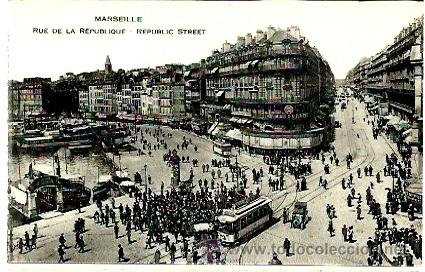 Postales: Marseille. Rue de la republique. - Foto 1