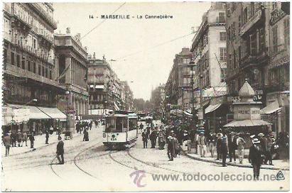 Postales: Marseille, Rue Cannebiere - Foto 1