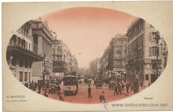 Postales: ,Marseille, La Cannebiere - Foto 1
