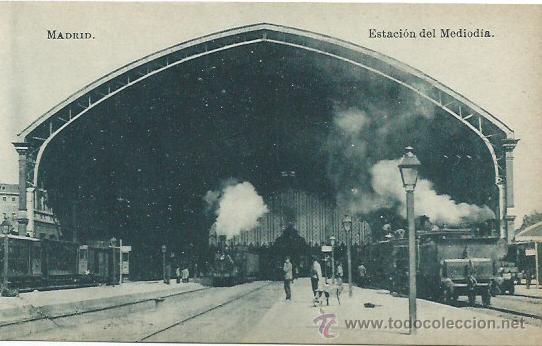 Postales: Estacion del Mediodia, Madrid - Foto 1
