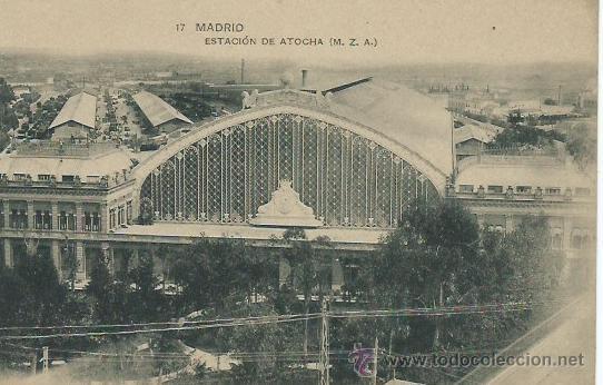Postales: Estacion de Atocha, Madrid - Foto 1