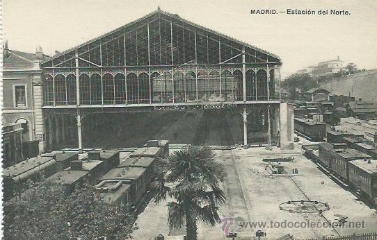 Postales: Estacion del Norte, Madrid - Foto 1