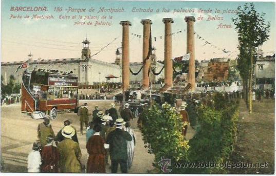 Postales: Barcelona Parque de Montjuic - Foto 1