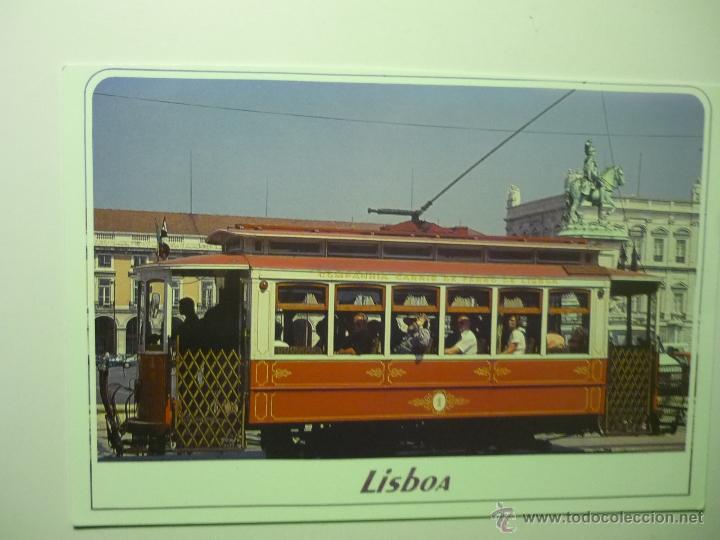 Postales: postal lisboa tranvia - Foto 1