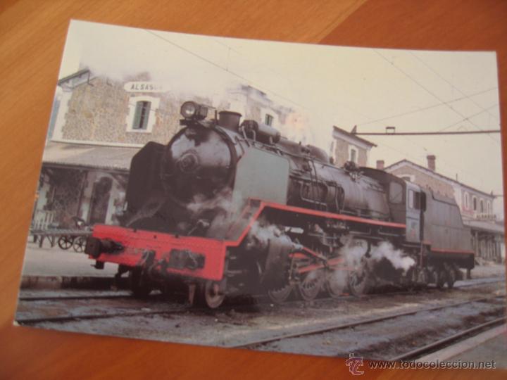 Postales: Postal Renfe Locomotora Mikado - Foto 1
