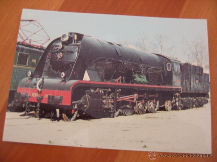 Postales: Postal Renfe Locomotora 1800 - Foto 1