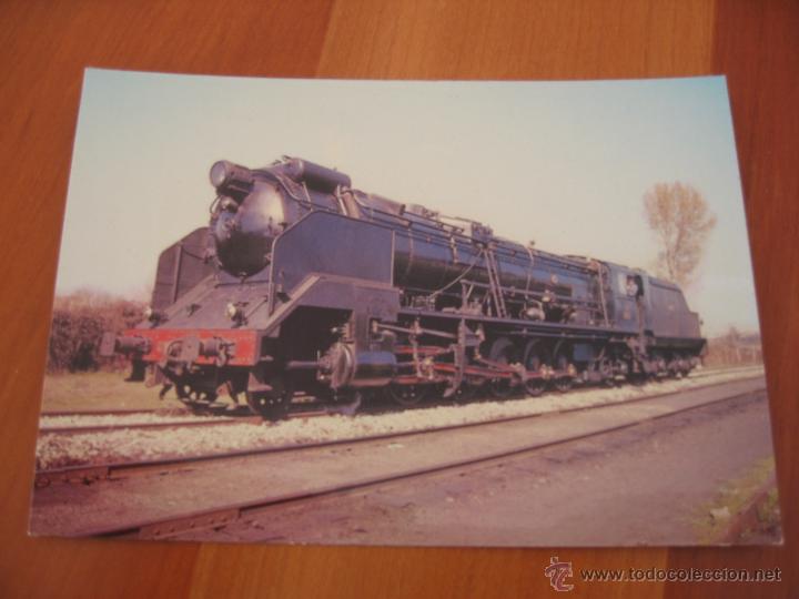 Postales: Postal Renfe Locomotora Santa Fe - Foto 1