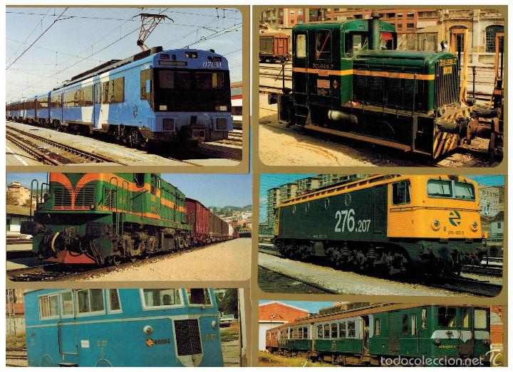 Postales: LOTE 12 POSTALES DIFERENTES EDICIONES DEL TREN - Foto 1
