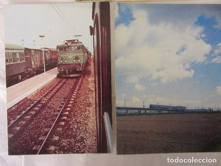 Postales: LOTE 5 POSTALES COLECCI&Oacute;N RENFE - Foto 2