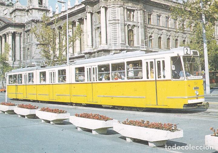 Postales: POSTAL TREN. TRANVIA. HUNGRIA - Foto 1