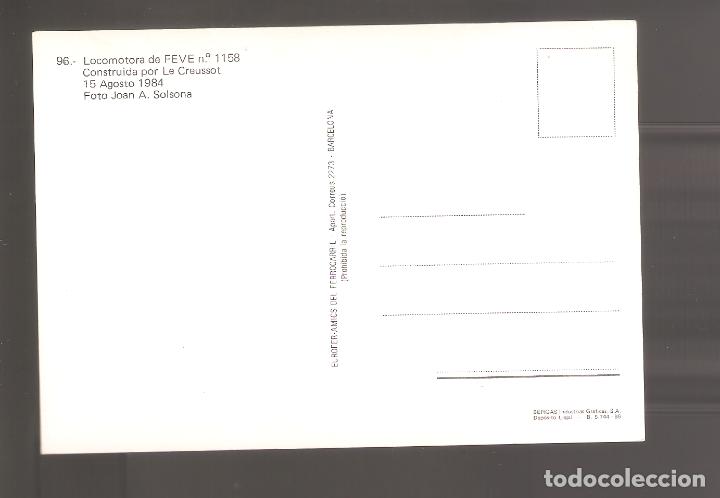 Postales: postales de trenes y tranvias 032 - Foto 2