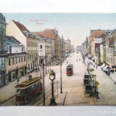 Postales: TARJETA POSTAL ANTIGUA DE 1907 ALEMANIA - MANNHEIM, PLANKEN. DR. TRENKLER CO.. Lote 119708843
