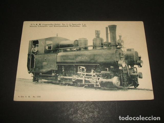 Postales: POSTAL FERROCARRIL LOCOMOTORA - Foto 1