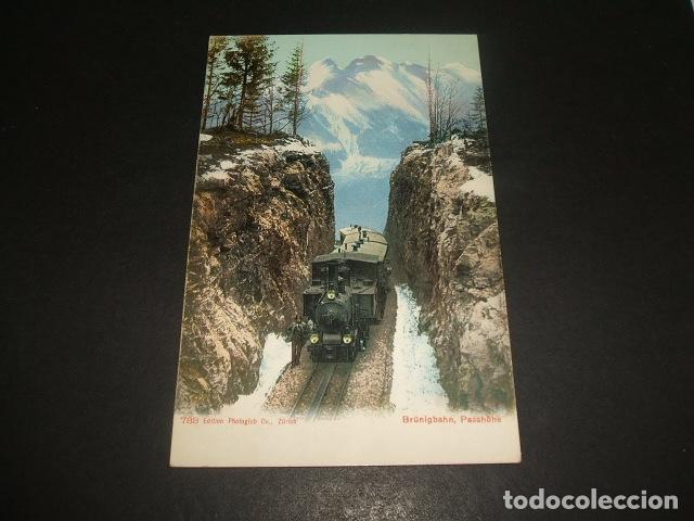 Postales: BRUNIGBAHN TREN FERROCARRIL POSTAL - Foto 1