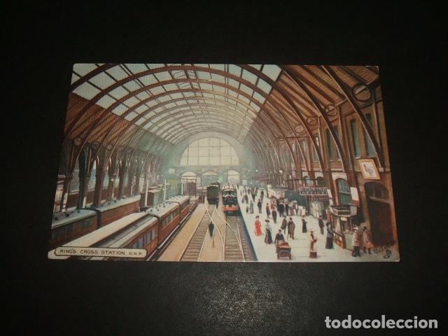 Postales: LONDRES ESTACION DE TREN POSTAL - Foto 1