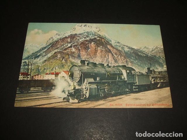 Postales: SUIZA TREN EN ESTACION POSTAL - Foto 1