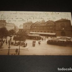 Postales: PARIS ESTACION DE MONTPARNASSE CIRCULADA CON CENSURA DE LA REPUBLICA ESPAÑOLA 1937