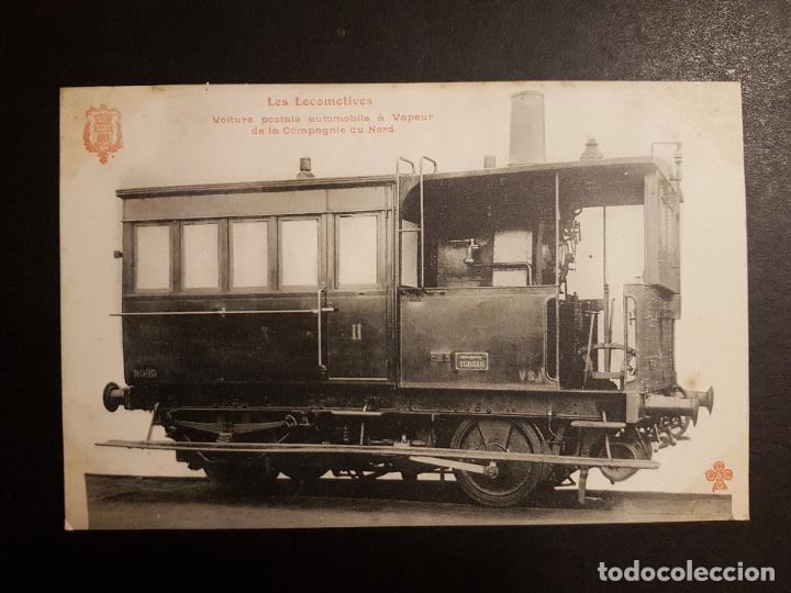 Postales: POSTAL LOCOMOTORA ANTIGUA FERROCARRIL - Foto 1