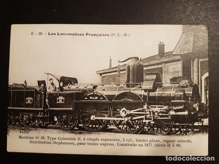 Postales: POSTAL LOCOMOTORA ANTIGUA FERROCARRIL - Foto 1