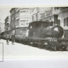 Postales: POSTAL DE TREN - Nº 4016 - LOCOMOTORA VAPOR Nº 1 F.C. TORTOSA-LA CAVA 1955 - EUROFER