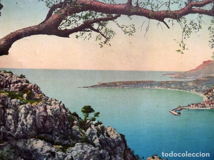 Postales: Fotografía Antigua Menton, Côte dAzur Panoramique 1900 Tamaño: 57 x 22 cm - Foto 3 - 146511554