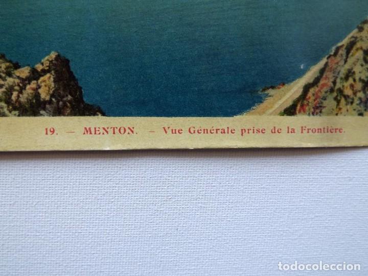 Postales: Fotografía Antigua Menton, Côte dAzur Panoramique 1900 Tamaño: 57 x 22 cm - Foto 7 - 146511554