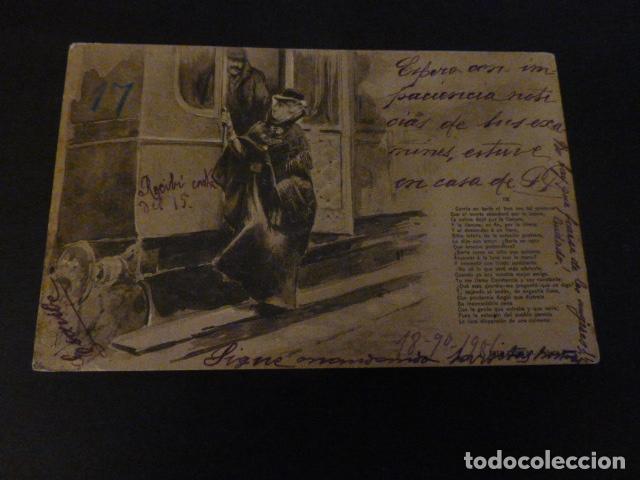 Postales: POSTAL EL TREN EXPRESO 1901 - Foto 1
