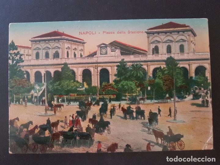 Postales: NAPOLES ESTACION POSTAL ANTIGUA - Foto 1