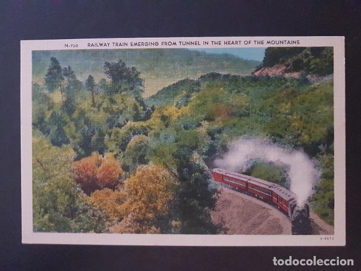 Postales: INGLATERRA FERROCARRIL POSTAL ANTIGUA - Foto 1