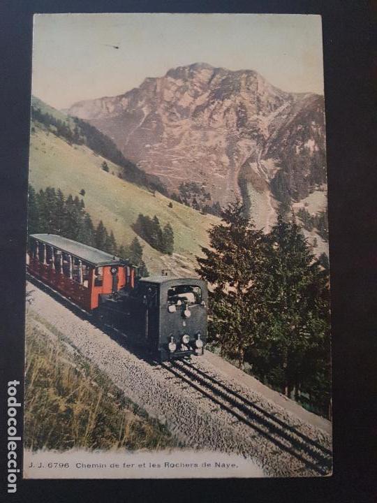 Postales: SUIZA FERROCARRIL POSTAL ANTIGUA MARCHA - Foto 1