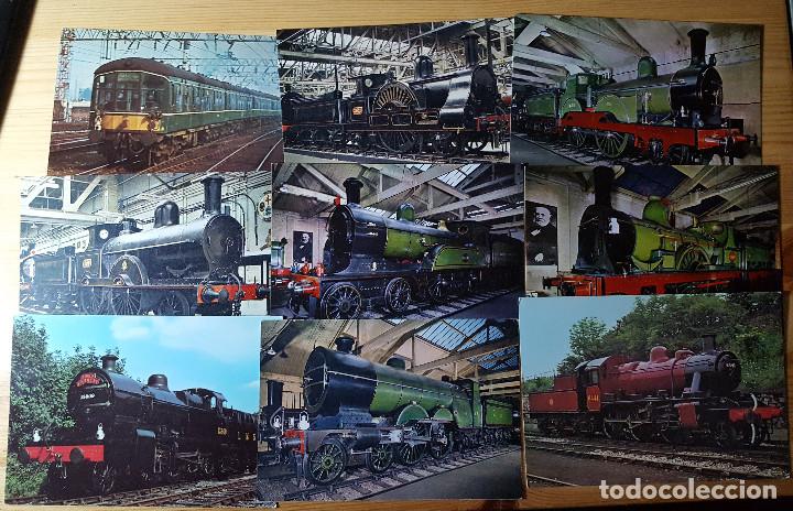 Postales: Lote 40 postales de Trenes - Foto 1