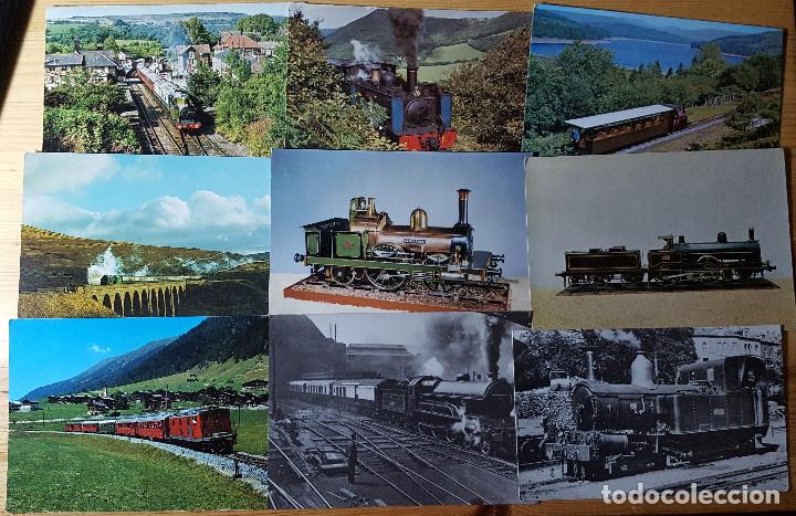 Postales: Lote 40 postales de Trenes - Foto 4