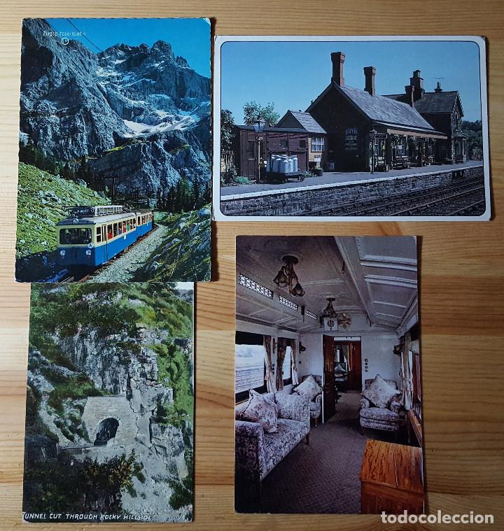 Postales: Lote 40 postales de Trenes - Foto 5