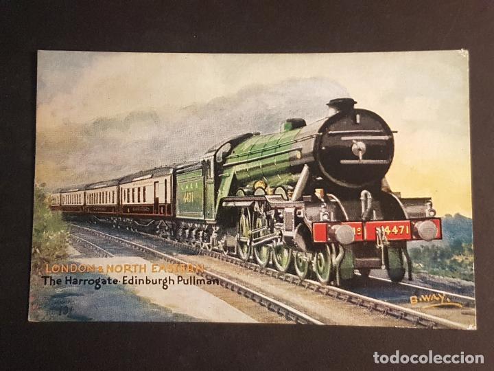 Postales: INGLATERRA TREN FERROCARRIL POSTAL TUCK&acute;S - Foto 1