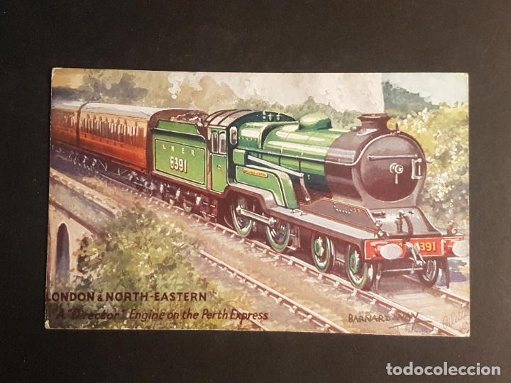 Postales: INGLATERRA TREN FERROCARRIL POSTAL TUCK&acute;S - Foto 1