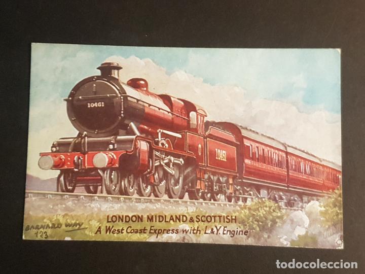Postales: INGLATERRA TREN FERROCARRIL POSTAL TUCK&acute;S - Foto 1
