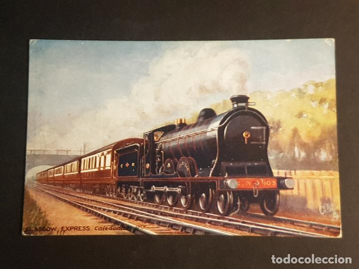 Postales: INGLATERRA TREN FERROCARRIL POSTAL TUCK&acute;S - Foto 1