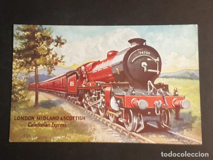 Postales: INGLATERRA TREN FERROCARRIL POSTAL TUCK&acute;S - Foto 1