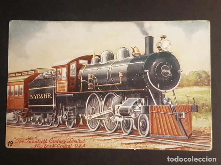 Postales: INGLATERRA TREN FERROCARRIL POSTAL TUCK&acute;S - Foto 1