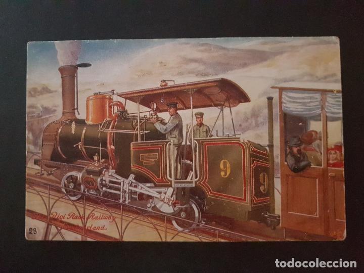 Postales: INGLATERRA TREN FERROCARRIL POSTAL TUCK&acute;S - Foto 1