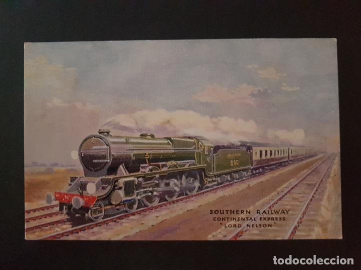 Postales: INGLATERRA TREN FERROCARRIL POSTAL TUCK&acute;S - Foto 1