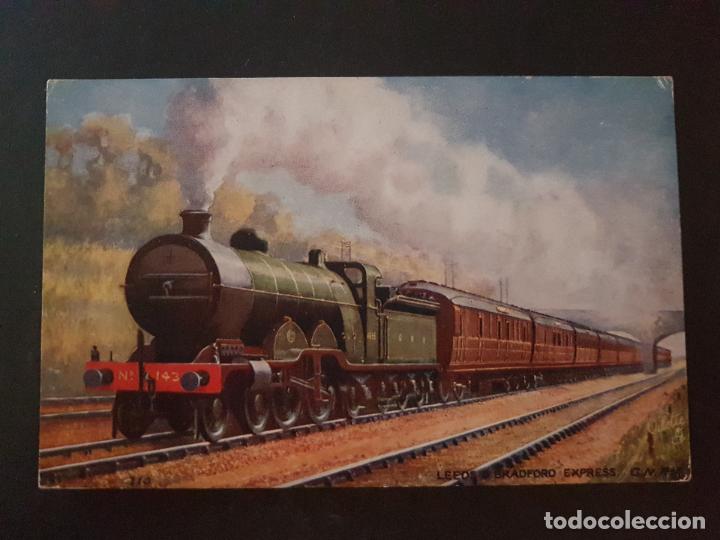 Postales: INGLATERRA TREN FERROCARRIL POSTAL TUCK&acute;S - Foto 1