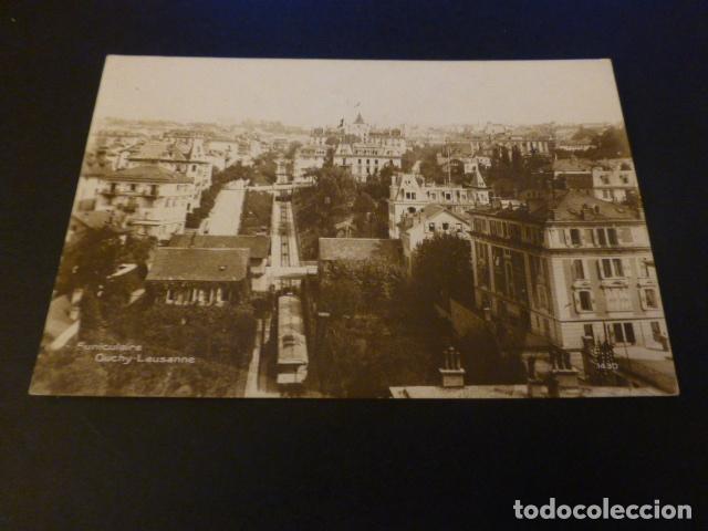 Postales: LAUSANNE SUIZA FUNICULAR POSTAL - Foto 1