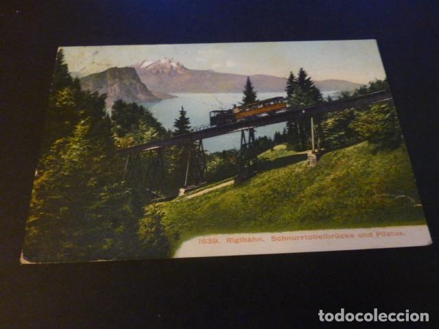 Postales: RIGIBAHN SUIZA FUNICULAR FUNICULAR POSTAL - Foto 1