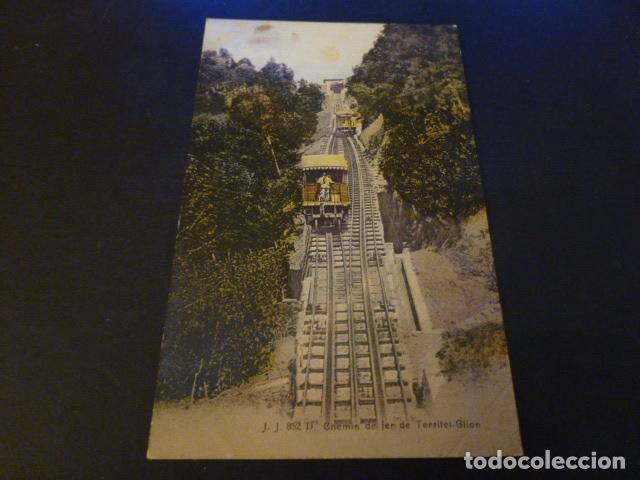 Postales: GLION SUIZA FUNICULAR FUNICULAR POSTAL - Foto 1